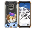 Funda Silicona Transparente para Doogee S86 / S86 Pro diseño Cabra Dibujos