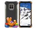 Funda Silicona Transparente para Doogee S86 / S86 Pro diseño Leopardo Dibujos