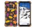 Funda Silicona Transparente para Doogee S86 / S86 Pro diseño Otoño Dibujos