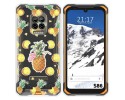 Funda Silicona Transparente para Doogee S86 / S86 Pro diseño Piña Dibujos