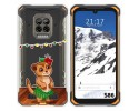 Funda Silicona Transparente para Doogee S86 / S86 Pro diseño Suricata Dibujos