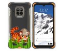 Funda Silicona Transparente para Doogee S86 / S86 Pro diseño Tigre Dibujos