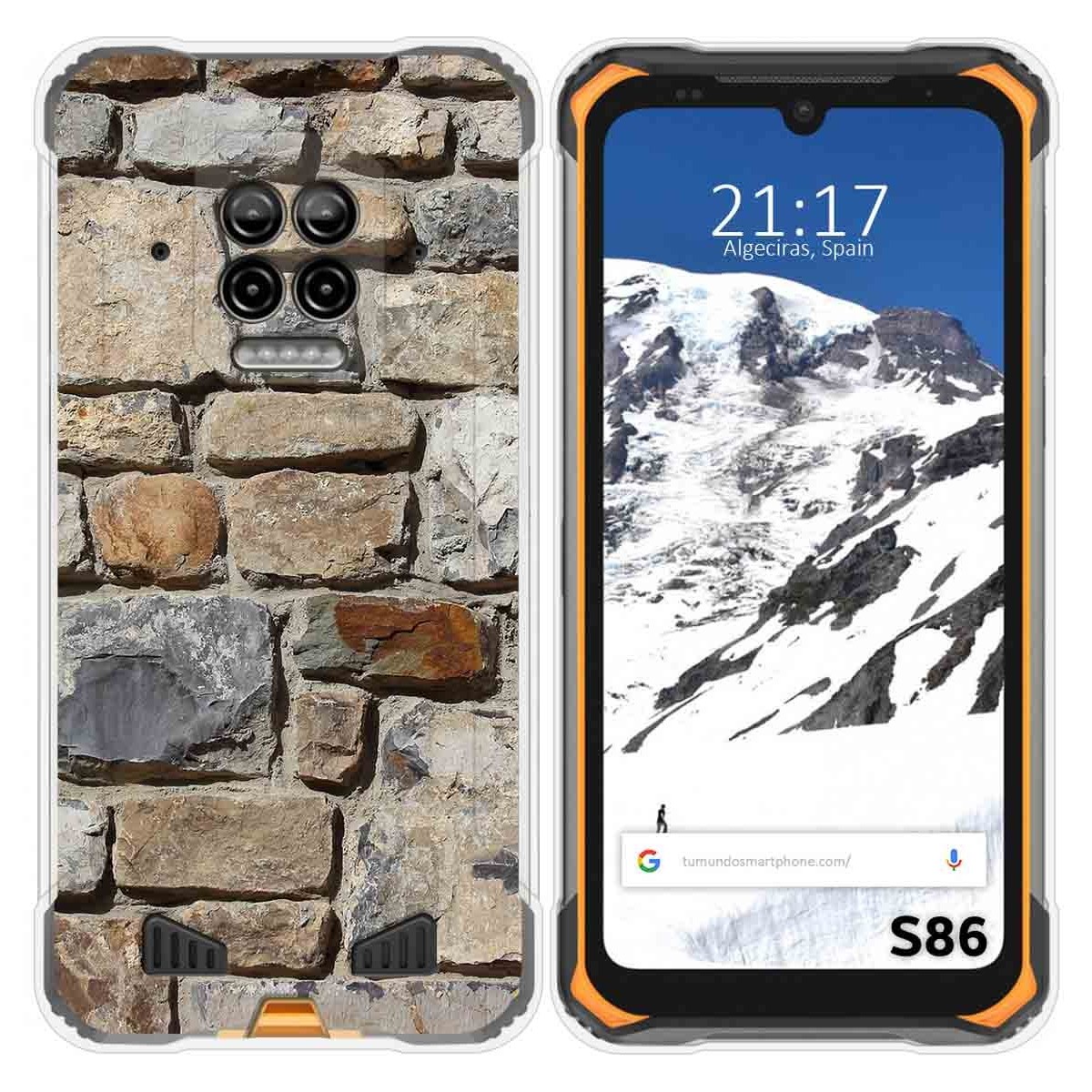 Funda Silicona para Doogee S86 / S86 Pro diseño Ladrillo 03 Dibujos