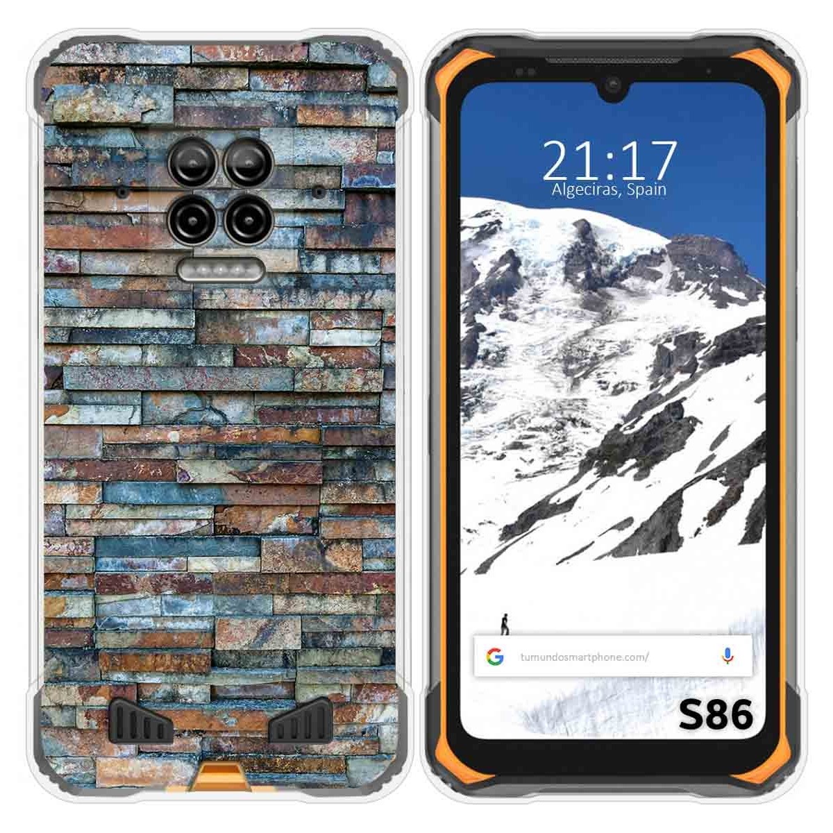 Funda Silicona para Doogee S86 / S86 Pro diseño Ladrillo 05 Dibujos