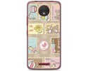 Funda Gel Tpu para Motorola Moto C Diseño Sellos Dibujos