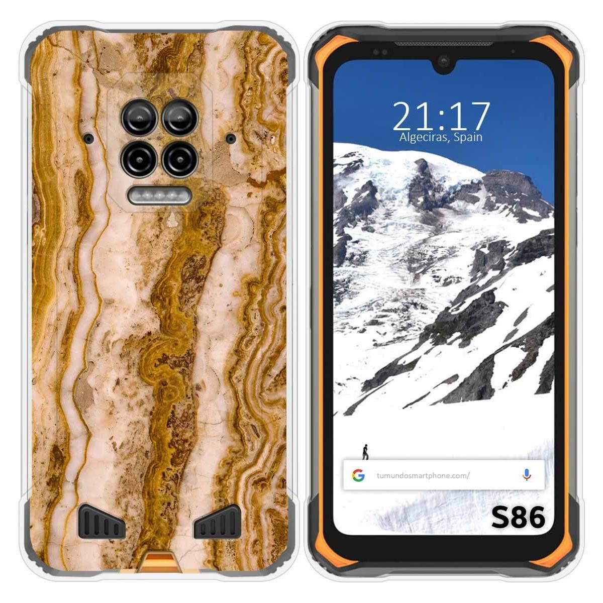 Funda Silicona para Doogee S86 / S86 Pro diseño Mármol 10 Dibujos