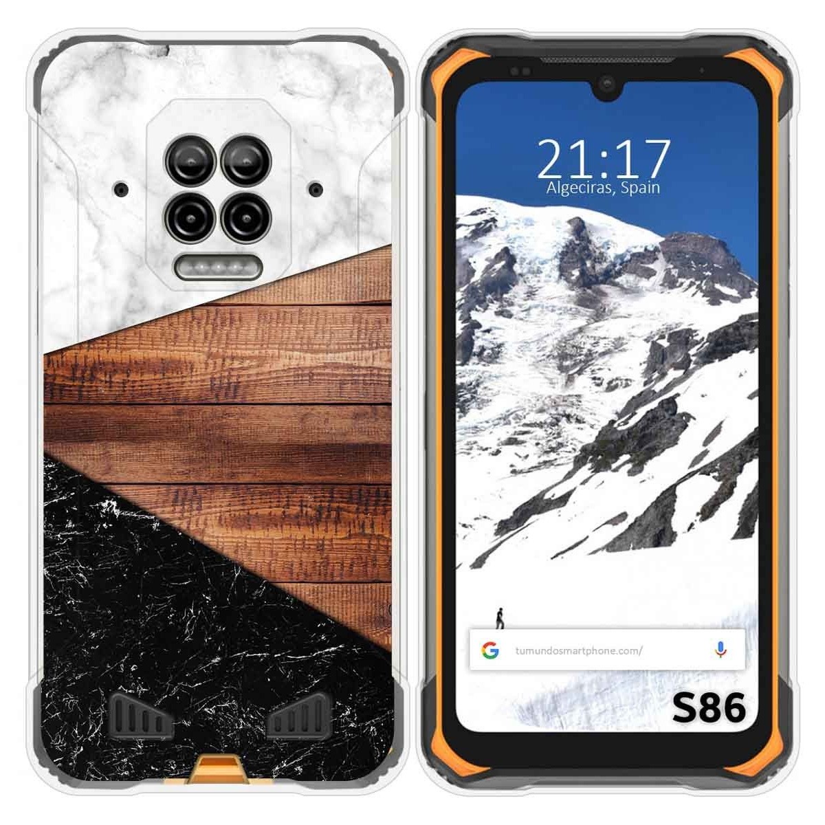 Funda Silicona para Doogee S86 / S86 Pro diseño Mármol 11 Dibujos