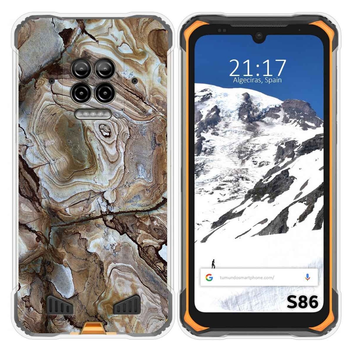 Funda Silicona para Doogee S86 / S86 Pro diseño Mármol 14 Dibujos