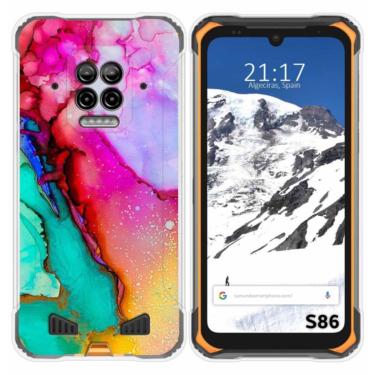 Funda Silicona para Doogee S86 / S86 Pro diseño Mármol 15 Dibujos