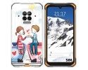 Funda Silicona para Doogee S86 / S86 Pro diseño Café Dibujos