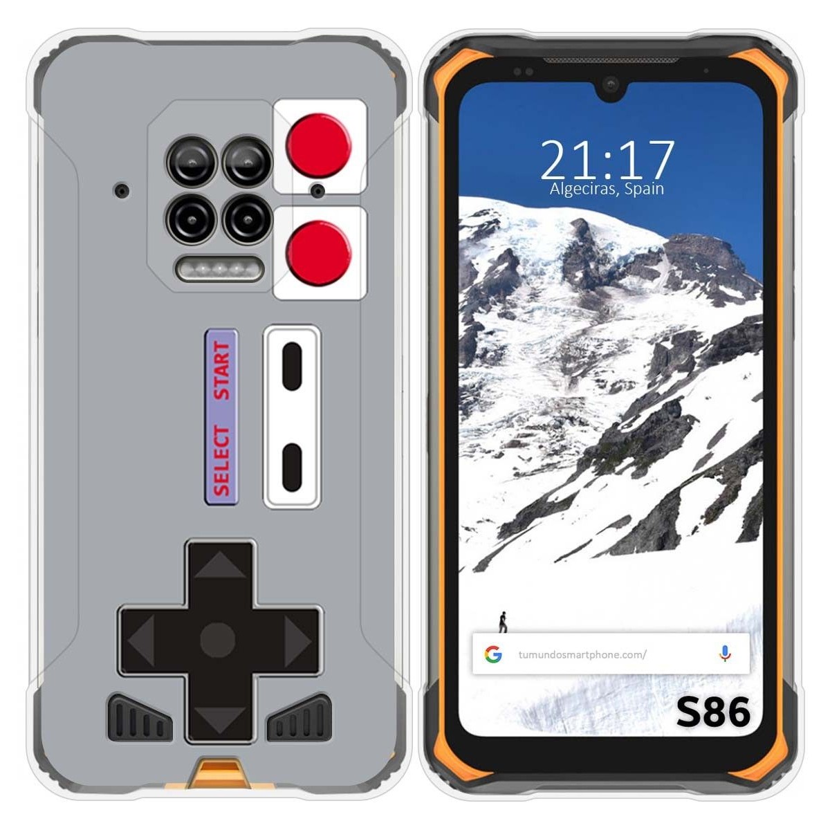 Funda Silicona para Doogee S86 / S86 Pro diseño Consola Dibujos
