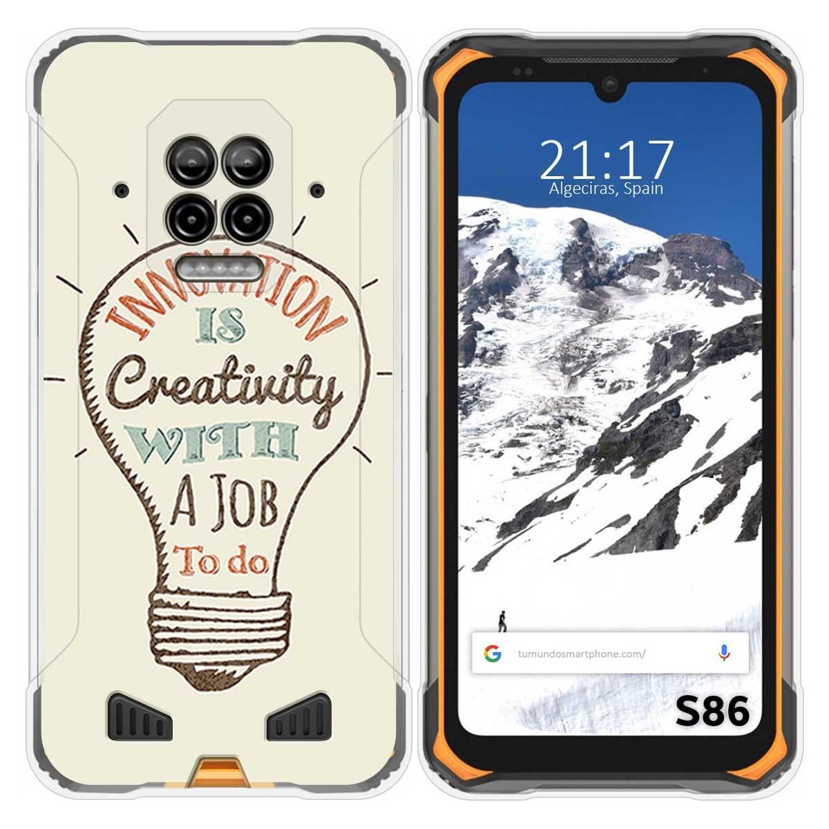 Funda Silicona para Doogee S86 / S86 Pro diseño Creativity Dibujos