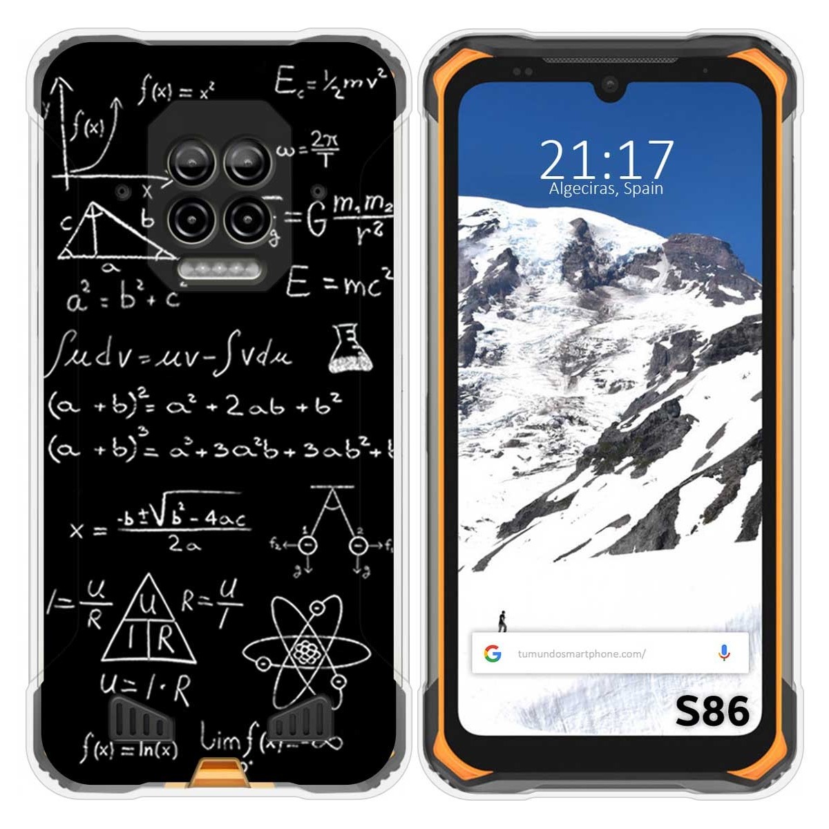 Funda Silicona para Doogee S86 / S86 Pro diseño Formulas Dibujos