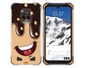 Funda Silicona para Doogee S86 / S86 Pro diseño Helado Chocolate Dibujos