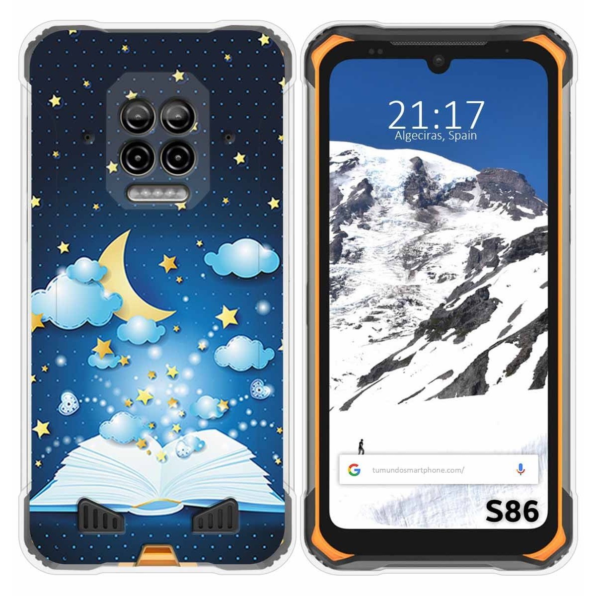 Funda Silicona para Doogee S86 / S86 Pro diseño Libro Cuentos Dibujos