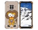 Funda Silicona para Doogee S86 / S86 Pro diseño Leon Dibujos