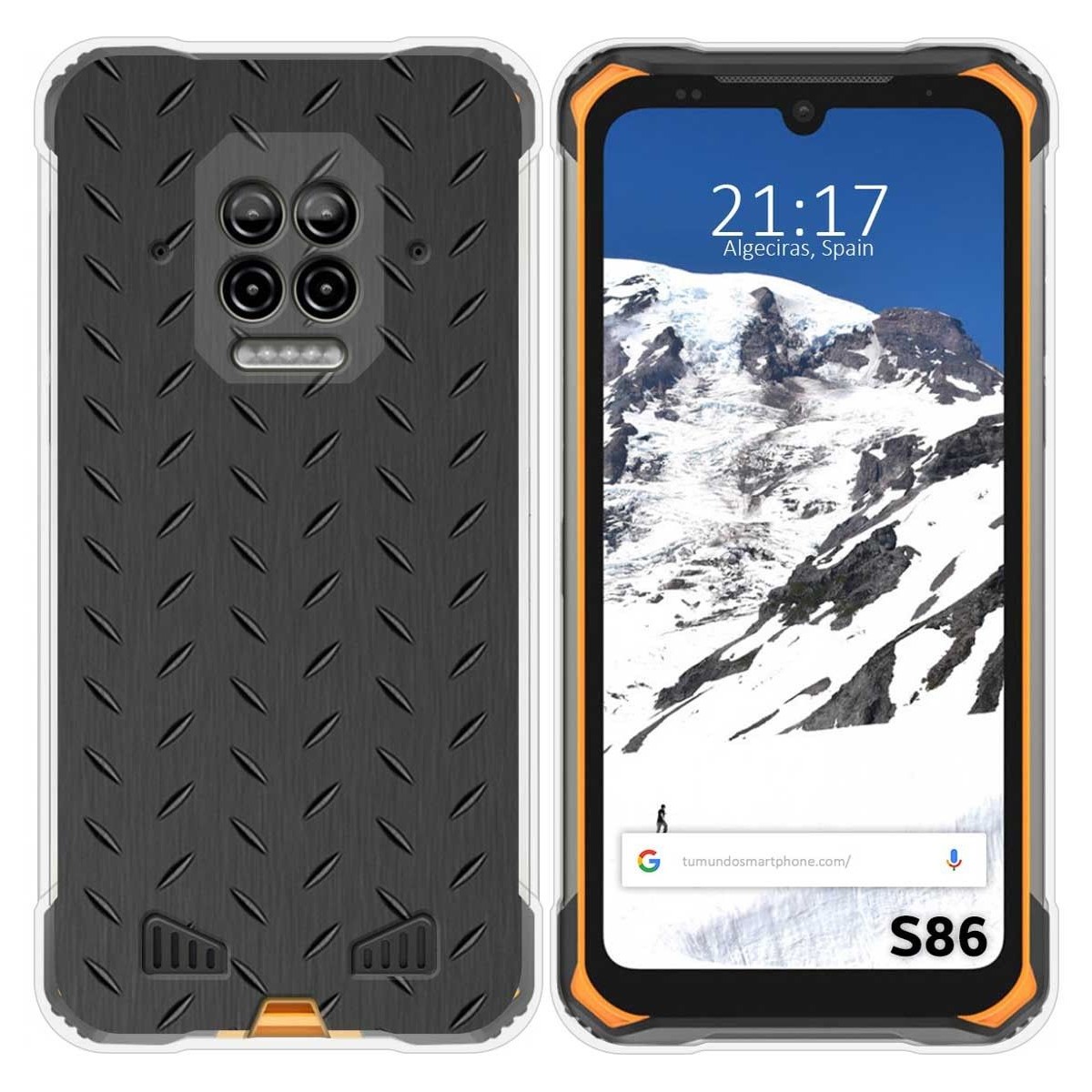 Funda Silicona para Doogee S86 / S86 Pro diseño Metal Dibujos