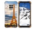Funda Silicona para Doogee S86 / S86 Pro diseño Paris Dibujos