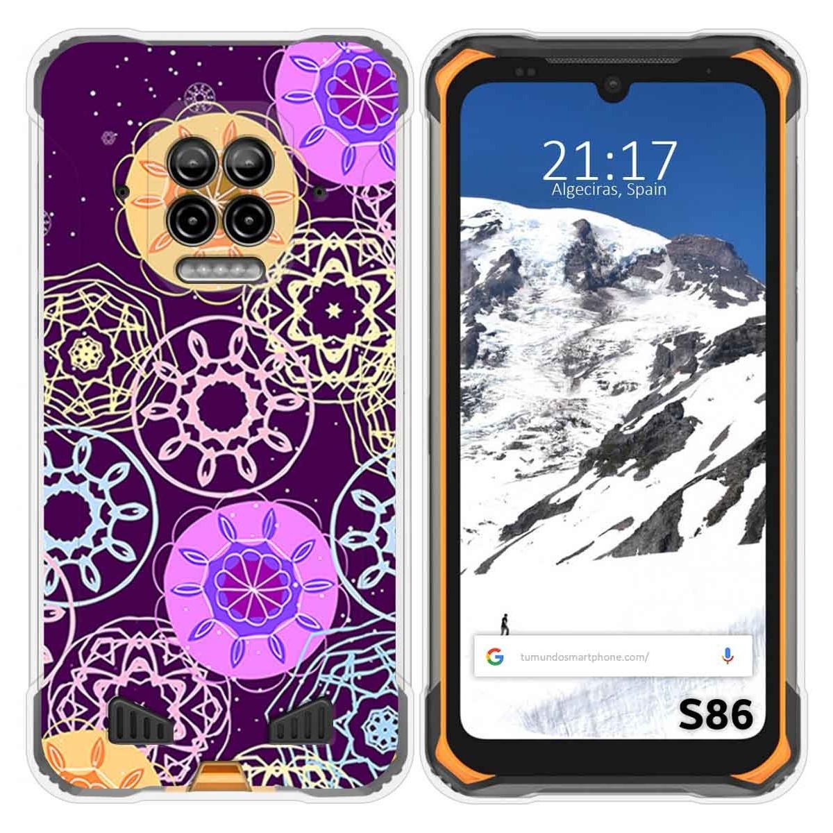 Funda Silicona para Doogee S86 / S86 Pro diseño Radial Dibujos