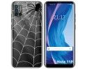 Funda Silicona Transparente para Ulefone Note 11P diseño Araña Dibujos