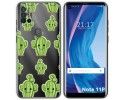Funda Silicona Transparente para Ulefone Note 11P diseño Cactus Dibujos