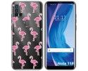 Funda Silicona Transparente para Ulefone Note 11P diseño Flamenco Dibujos