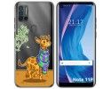 Funda Silicona Transparente para Ulefone Note 11P diseño Jirafa Dibujos