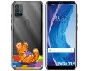 Funda Silicona Transparente para Ulefone Note 11P diseño Leopardo Dibujos