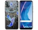 Funda Silicona Transparente para Ulefone Note 11P diseño Plumas Dibujos
