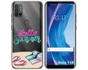 Funda Silicona Transparente para Ulefone Note 11P diseño Summer Dibujos