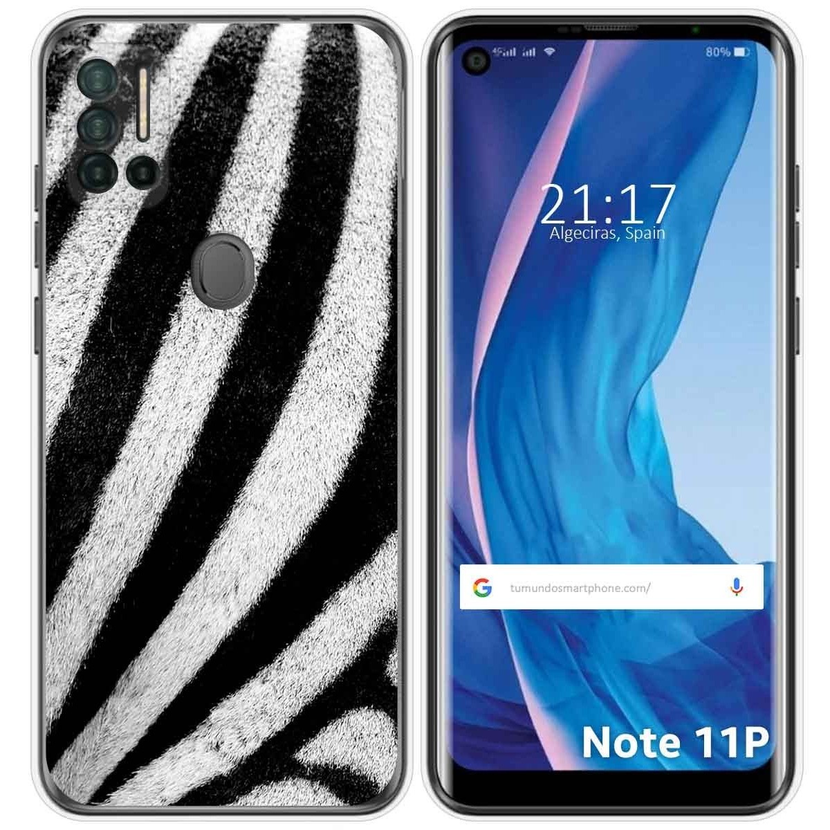 Funda Silicona para Ulefone Note 11P diseño Animal 02 Dibujos