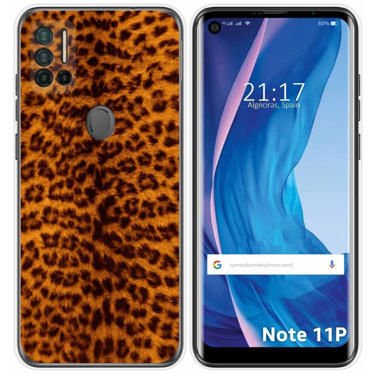 Funda Silicona para Ulefone Note 11P diseño Animal 03 Dibujos