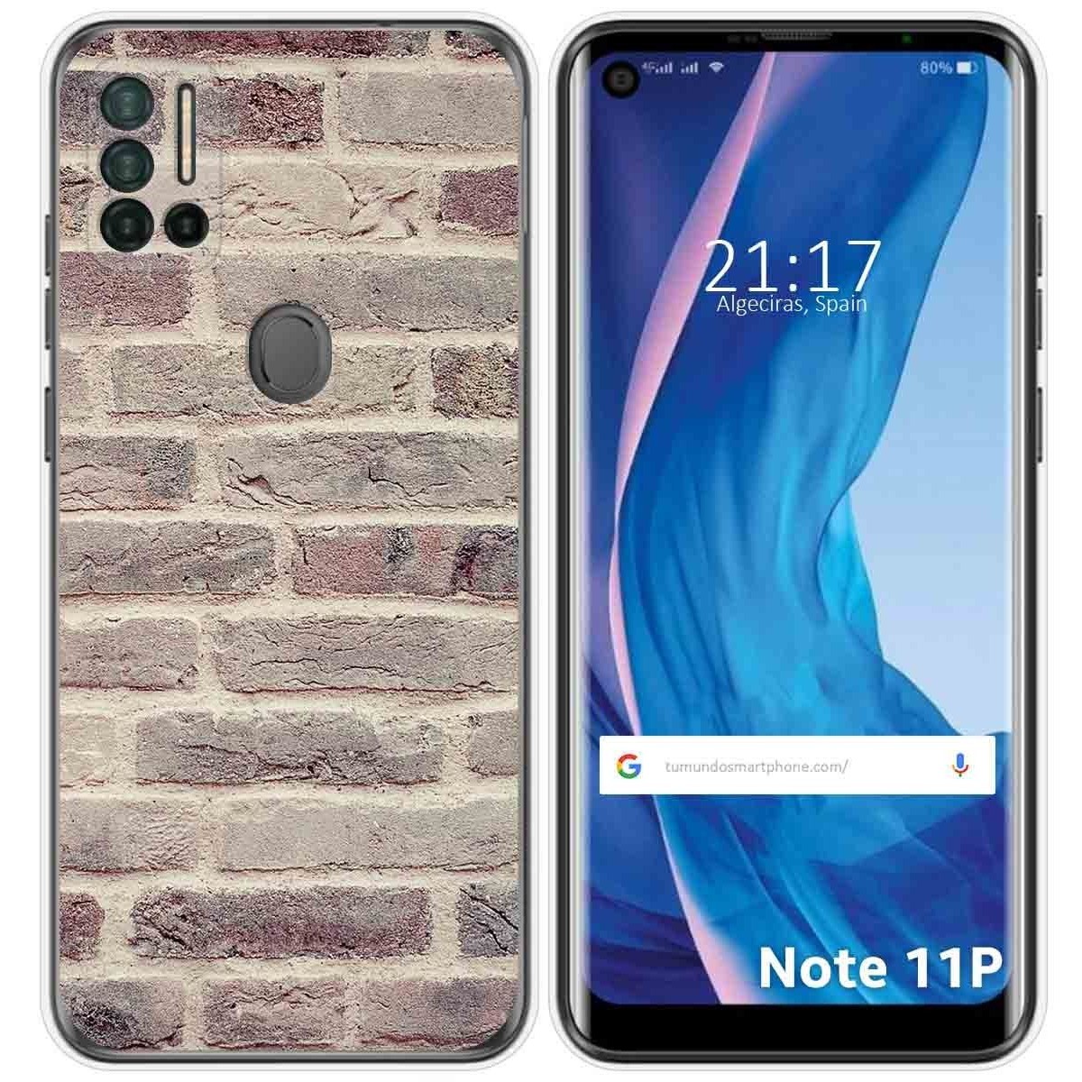 Funda Silicona para Ulefone Note 11P diseño Ladrillo 01 Dibujos