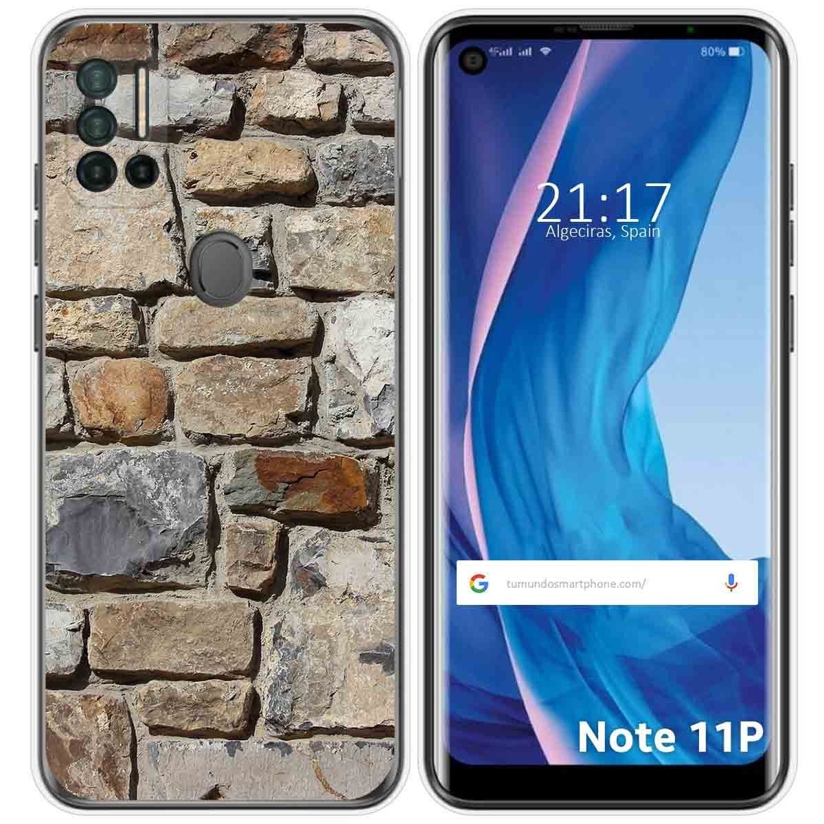 Funda Silicona para Ulefone Note 11P diseño Ladrillo 03 Dibujos