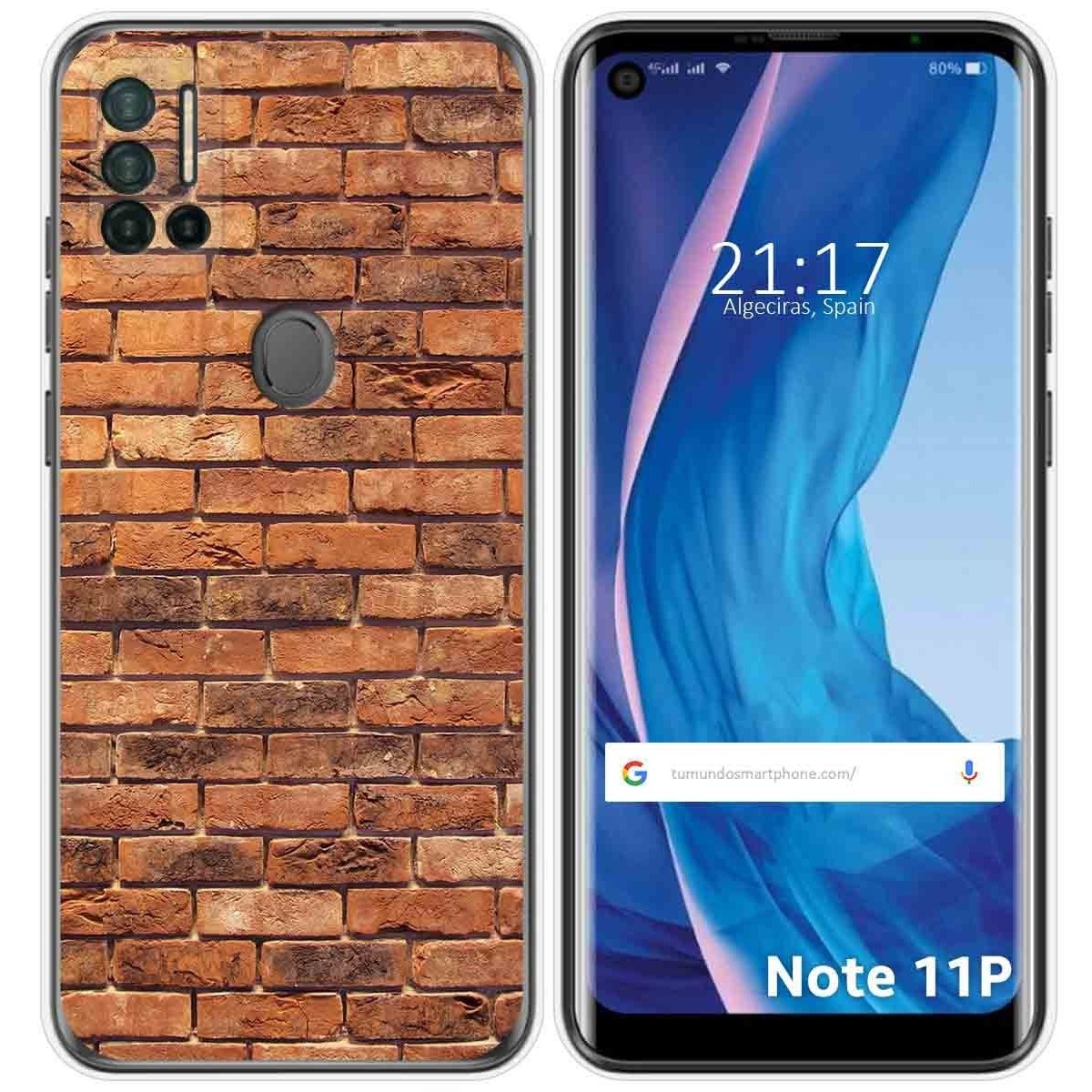 Funda Silicona para Ulefone Note 11P diseño Ladrillo 04 Dibujos