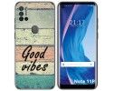 Funda Silicona para Ulefone Note 11P diseño Madera 01 Dibujos