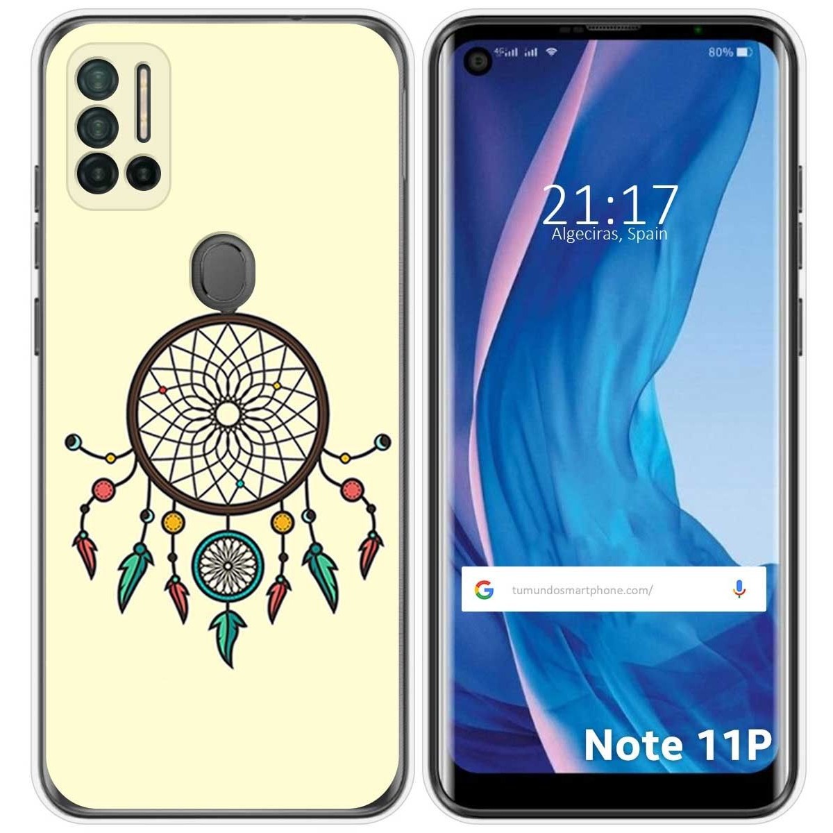 Funda Silicona para Ulefone Note 11P diseño Atrapasueños Dibujos