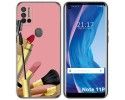 Funda Silicona para Ulefone Note 11P diseño Brochas Dibujos