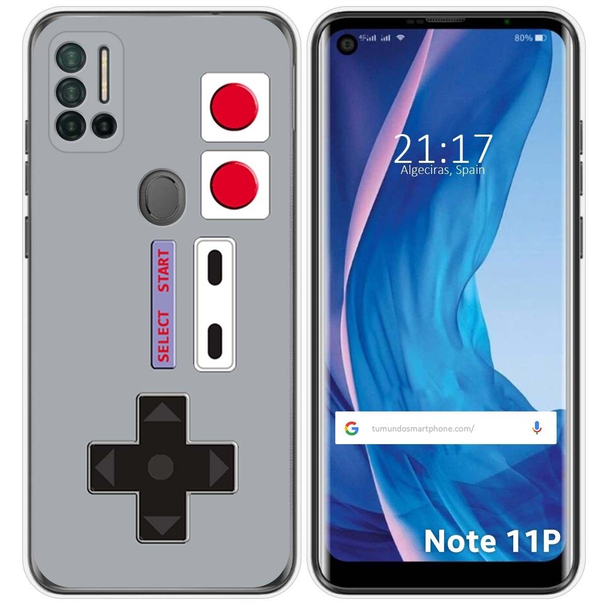 Funda Silicona para Ulefone Note 11P diseño Consola Dibujos