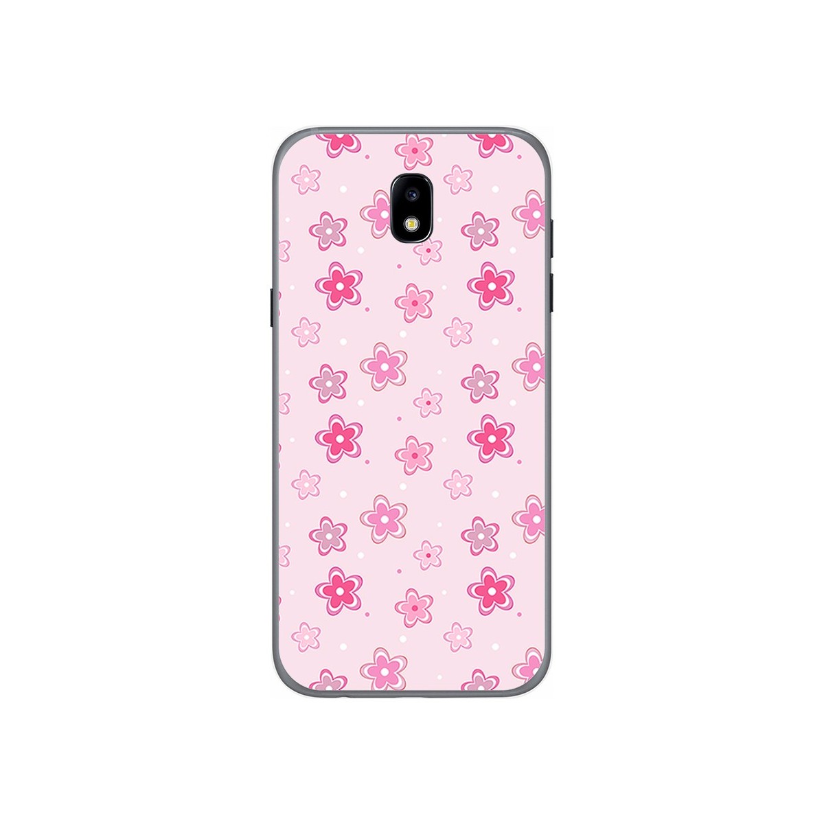 Funda Gel Tpu para Samsung Galaxy J5 (2017) Diseño Flores Dibujos