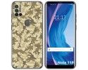 Funda Silicona para Ulefone Note 11P diseño Sand Camuflaje Dibujos