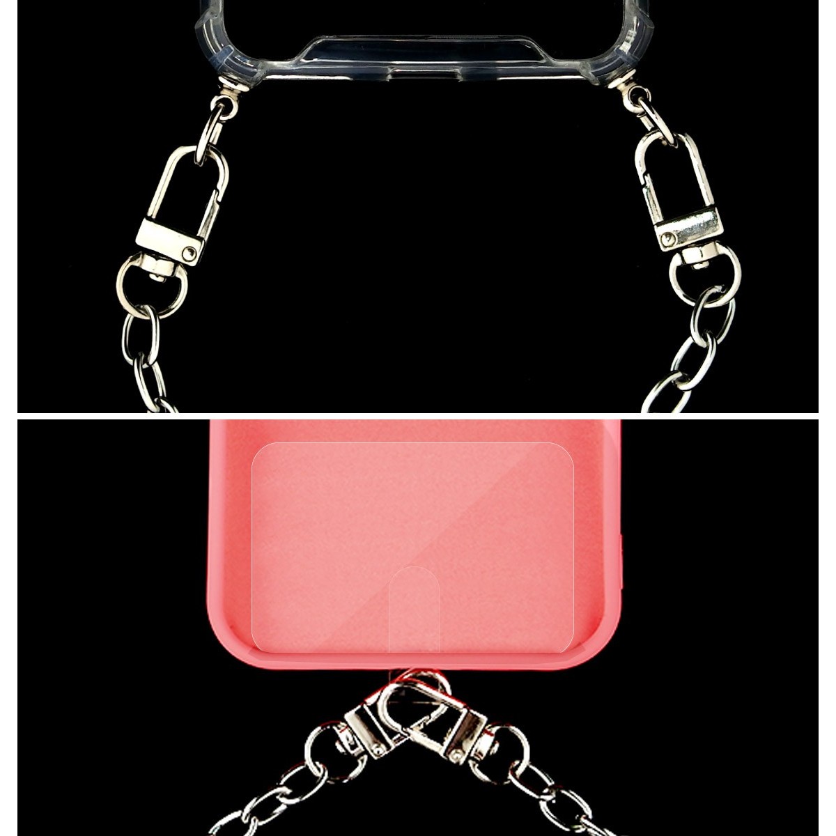 Colgante Cadena Estilo Mármol color Amarillo para Teléfono con Adaptador y tornillos