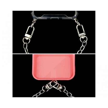 Colgante Cadena Estilo Mármol color Amarillo para Teléfono con Adaptador y tornillos