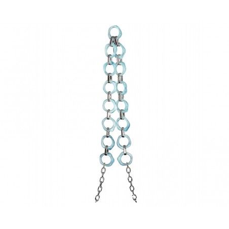 Colgante Cadena Estilo Mármol color Azul para Teléfono con Adaptador y tornillos