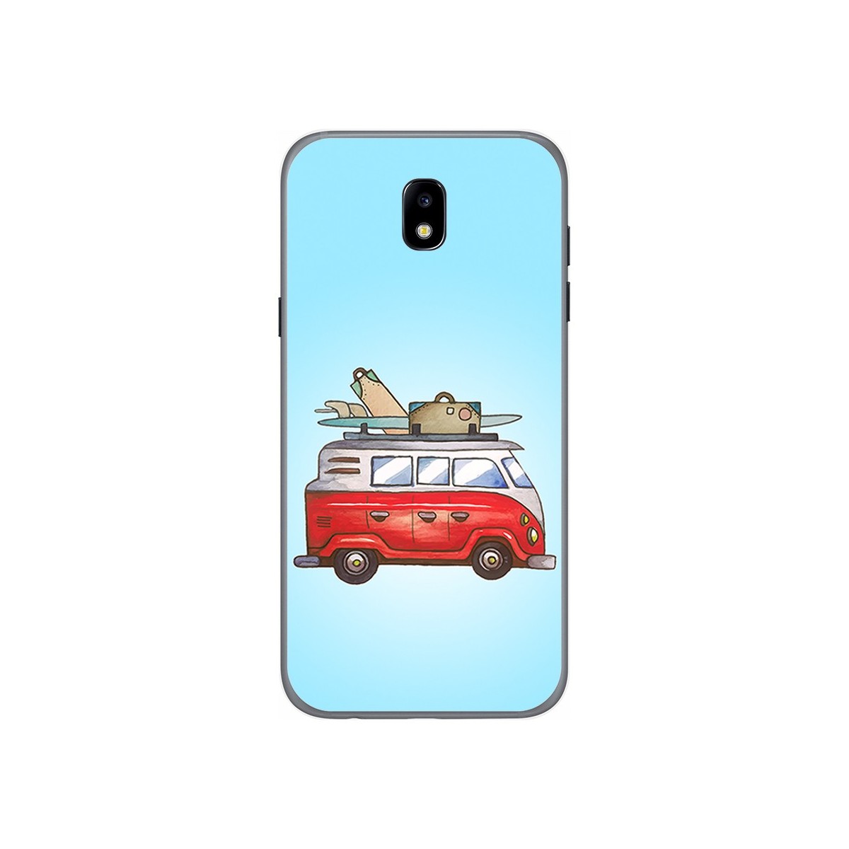 Funda Gel Tpu para Samsung Galaxy J5 (2017) Diseño Furgoneta Dibujos