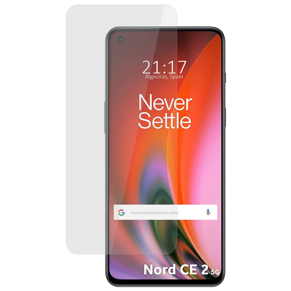 Protector Cristal Templado para OnePlus Nord 2 5G Vidrio