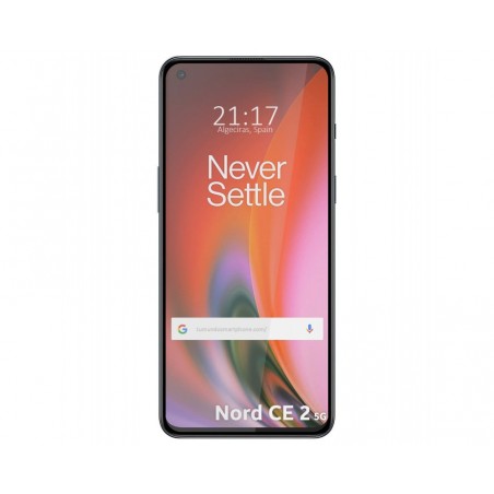 Protector Cristal Templado Completo 5D Full Glue Negro para OnePlus Nord 2 5G Vidrio