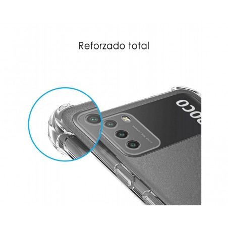Funda Gel Tpu Antigolpes Transparente para Xiaomi POCO M3