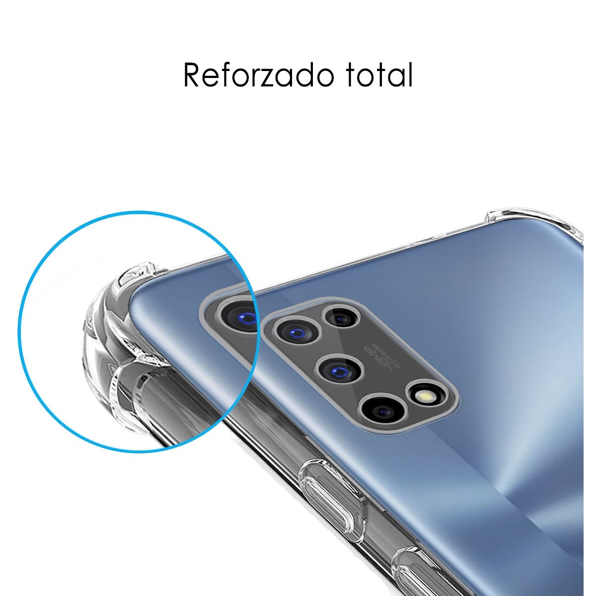 Funda Gel Tpu Antigolpes Transparente para Realme 7 5G