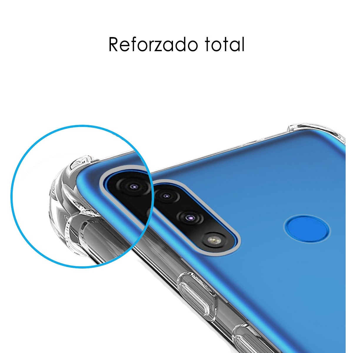 Funda Gel Tpu Antigolpes Transparente para Motorola Moto E7 Power